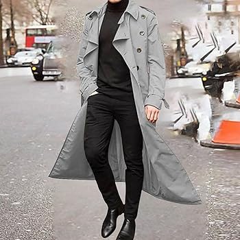 ジャケット・アウター Double Lapeled Double Breasted Coat 51JrWVeSXIL._UY1000_.jpg